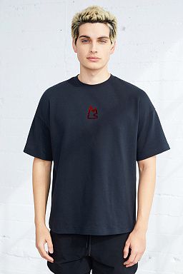 Avalanche Graphic Boxy Tee Black