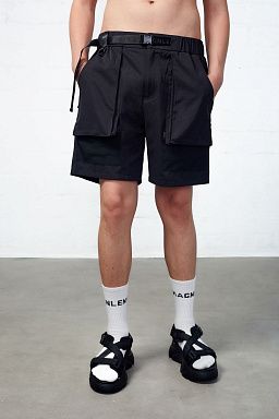 Baran Cargo Walking Shorts Black