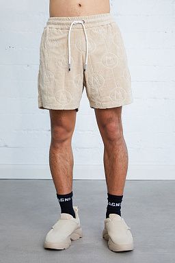 Compass 6" Toweling Shorts Sand