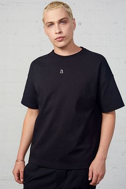 Essential Boxy Tee Black