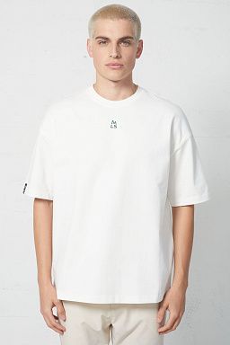 Essential Midweight Boxy Tee White