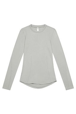 Essential Roya Long Sleeve Top Abbey Stone