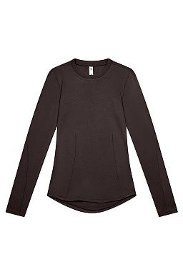 Essential Roya Long Sleeve Top Espresso