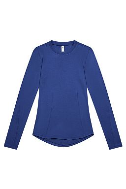 Essential Roya Long Sleeve Top Navy