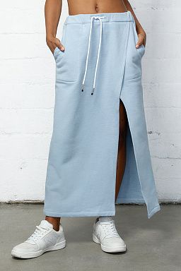 Fowler Ross Maxi Skirt Blue Fog