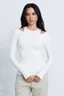 Greta Roya Long Sleeve White