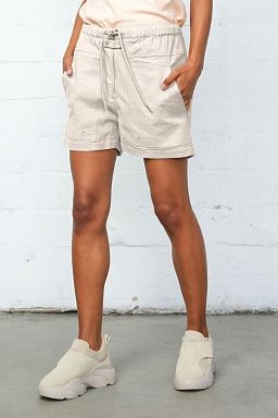 Janie Drawstring Shorts Sandshell