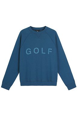 Linden Golf Crewneck Moonlit Ocean