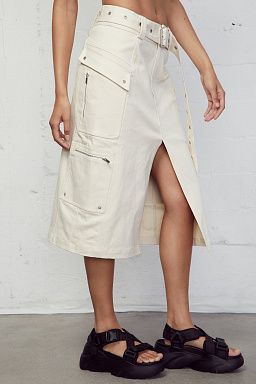 Mele Midi Skirt Sandshell