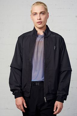 Meso Warm Up Jacket With Removable Sleeves Black