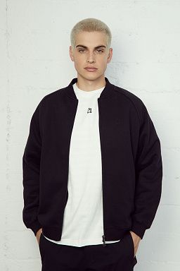 Nebula Zip-Up Jacket Black