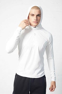 Nitric Base Layer Hoodie White