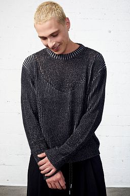 Oasis Knitted Pullover Sweater Black