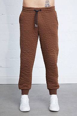 Rock Quilted Sweatpants Cocoa