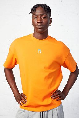 Sky Boxy Graphic Tee Orange