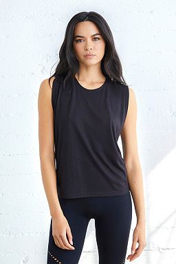 Triangle Back Tank Top Black