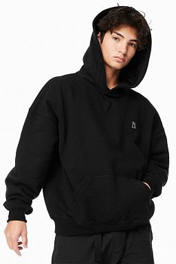 Watts Essential Oversized Hoodie Black