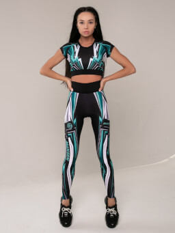 Lightning Mint Leggings set