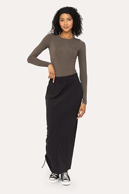 Adjustable Maxi & Double-Layered Dark olive set