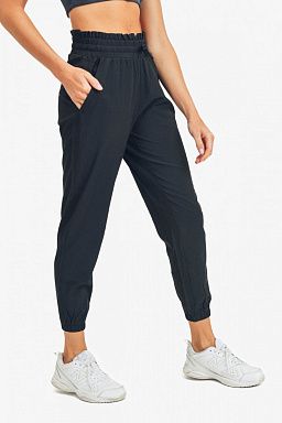 Cuffed Essential High-Waist Joggers