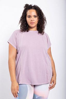 CURVY Pima Swoop Tee