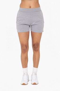 Fleece Ribbed Waistband Lounge Shorts