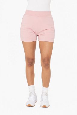 Fleece Ribbed Waistband Lounge Shorts