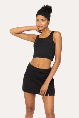 FlexFit Luxe Square Bralette Black