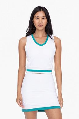 GREEN Color Block Active Tank Top