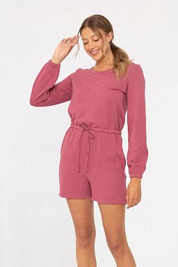 Long Sleeve Lounge Soft magenta