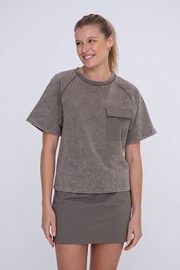 Mineral Wash Boxy Pocket Tee