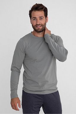 Pima Cotton Blend Long Sleeve