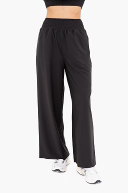 RelaxEase Wide-Leg Pants Black