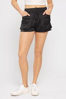 Smooth Stride Cargo Shorts Black