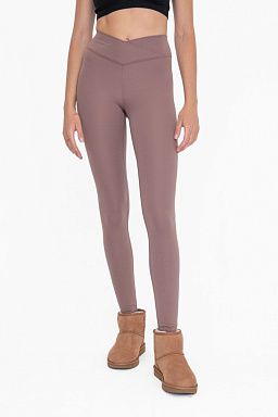 Venice Crossover Waist Leggings