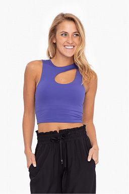 Venice Cut Out Cropped Bra Top