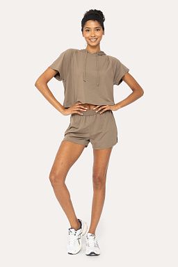 Raglan & Foldover Waist Olive set