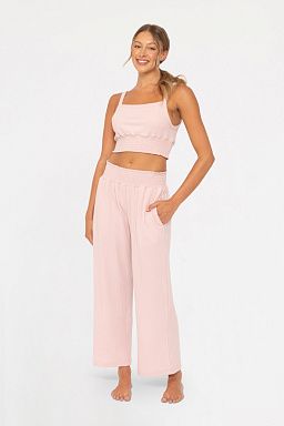 Soft & Waistband Cool mauve set