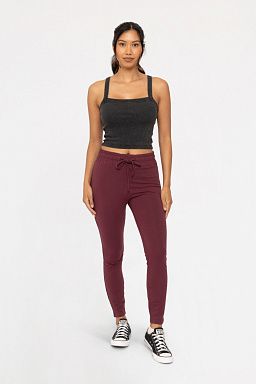 SquareTwist Crop Black & Plum 24 set