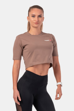 Minimalist Logo NEBBIA crop top