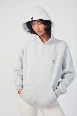 Watts Essential Oversized Hoodie Heather Grey