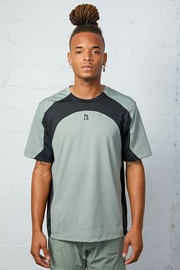 Trident Seamed Workout Tee Shadow