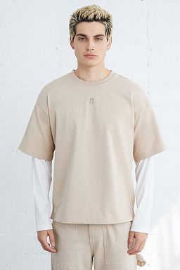 Fels 2Fer Boxy Tee Sand