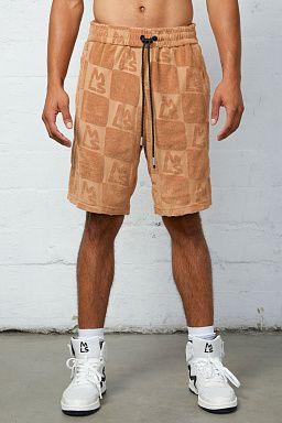 Beachfront 6" Toweling Shorts Tan